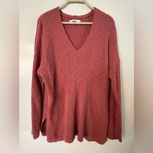V-Neck Tunic Sweater LOFT